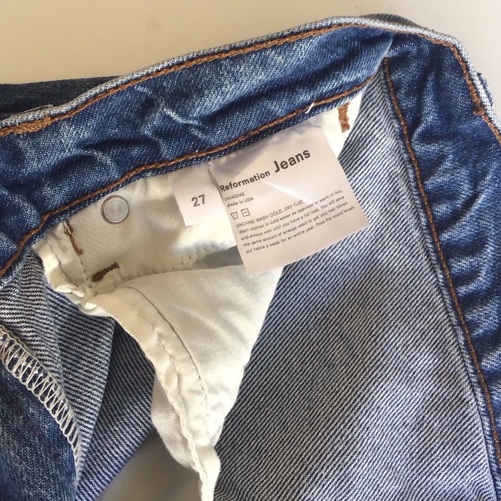 Reformation star jean wash Iskar size 27 - Picture 3 of 14